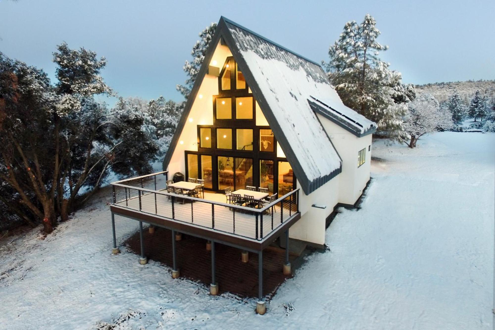 High End A-Frame - Hot Tub - Awesome Views - Yosemite - Electric Vehicle Friendly - Sleeps 10 Villa Oakhurst Buitenkant foto